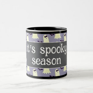 Caneca De Café Em Dois Tons Temporada Assustadora de Outono Halloween