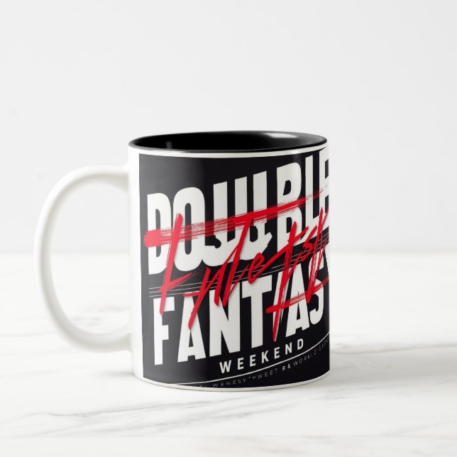 Caneca De Café Em Dois Tons tendência de fantasia dupla (Esquerda)