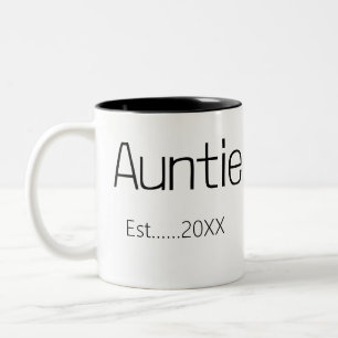Caneca De Café Em Dois Tons Tendy de Anúncio Criada Pessoal