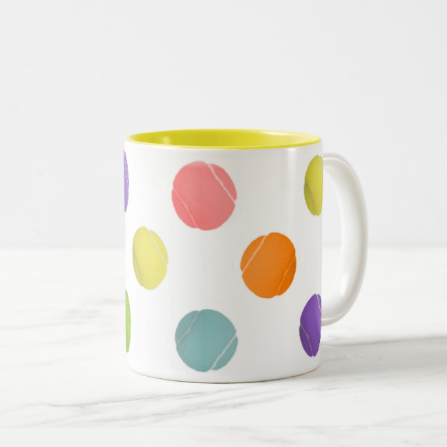 Caneca De Café Em Dois Tons Tênis Criativo (Frente Esquerda)