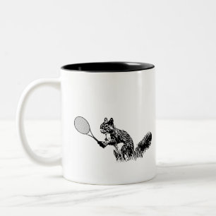 Caneca De Café Em Dois Tons Tênis do esquilo