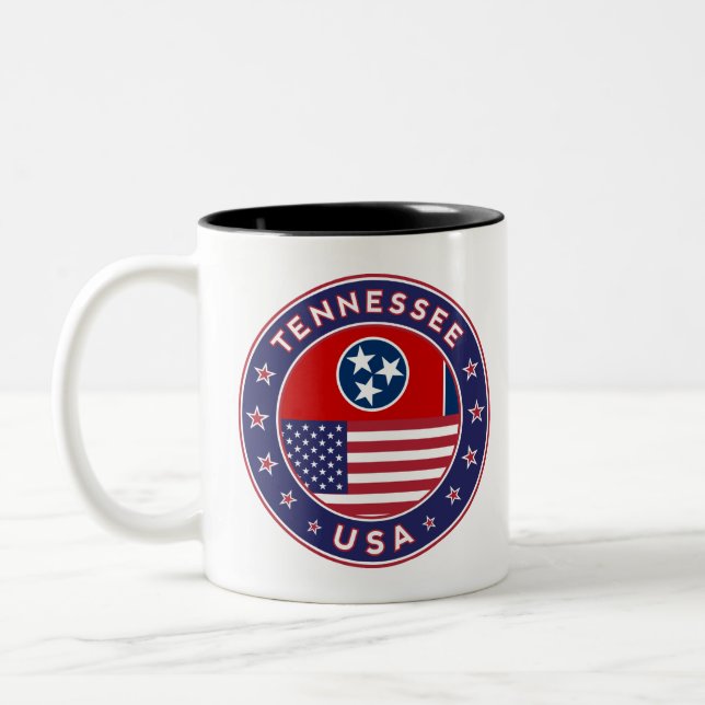 Caneca De Café Em Dois Tons Tennessee (Esquerda)
