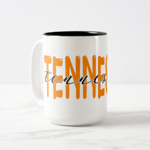 Caneca De Café Em Dois Tons Tennessee Volunteers