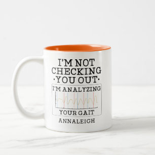 Caneca De Café Em Dois Tons Terapeuta Físico Aniversário Personalizado Brincad
