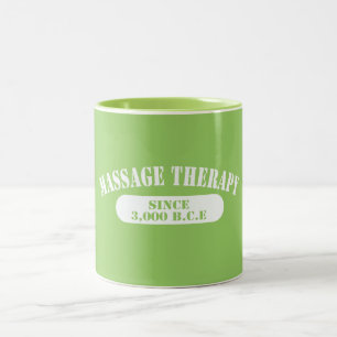 Caneca De Café Em Dois Tons Terapêutica De Massagem Desde 3.000 A.C.E.