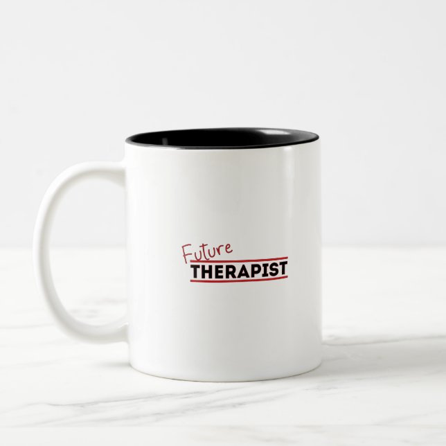 Caneca De Café Em Dois Tons Terapêutica Futura (Esquerda)