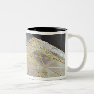 Caneca De Café Em Dois Tons Terno do enterro do jade