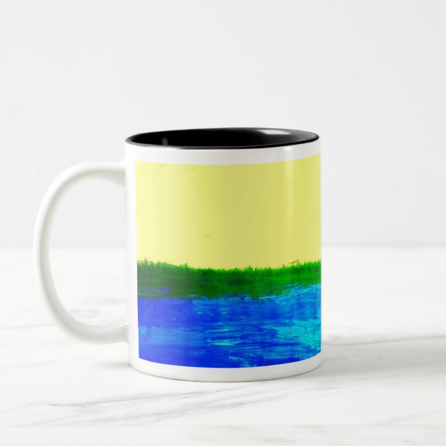 Caneca De Café Em Dois Tons Terra (Esquerda)