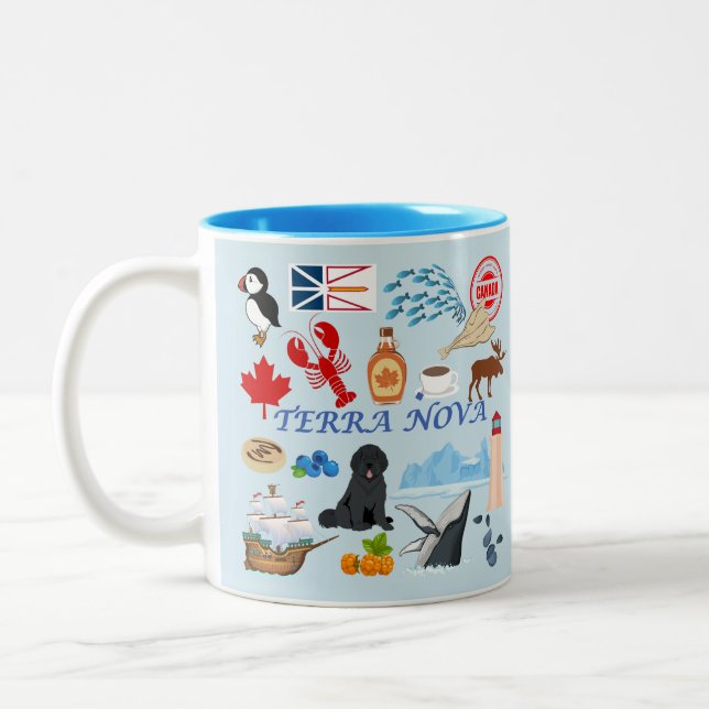 Caneca De Café Em Dois Tons Terra Nova Terra Nova (Esquerda)