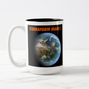 Caneca De Café Em Dois Tons Terraform Mars