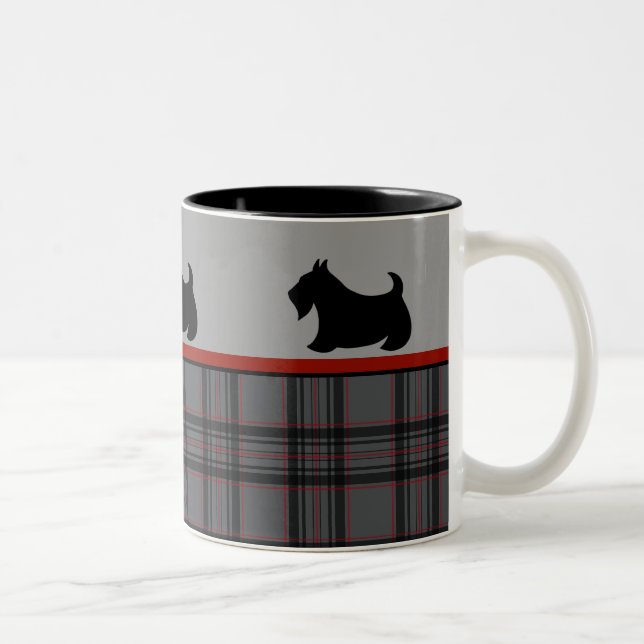 Caneca De Café Em Dois Tons Terrier Mug escocês (Direita)
