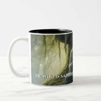 Caneca De Café Em Dois Tons Tesouros do Tao Te Ching 009