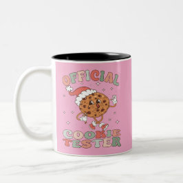 Caneca De Café Em Dois Tons Testador Oficial de Cookies