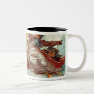Caneca De Café Em Dois Tons Teto 3 da capela de Sistine