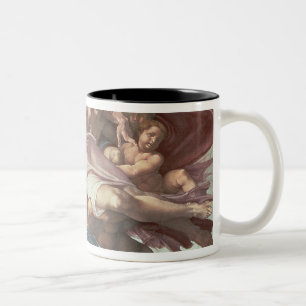 Caneca De Café Em Dois Tons Teto da capela de Sistine