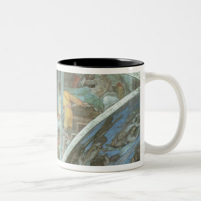 Caneca De Café Em Dois Tons Teto da capela de Sistine: Haman (Direita)