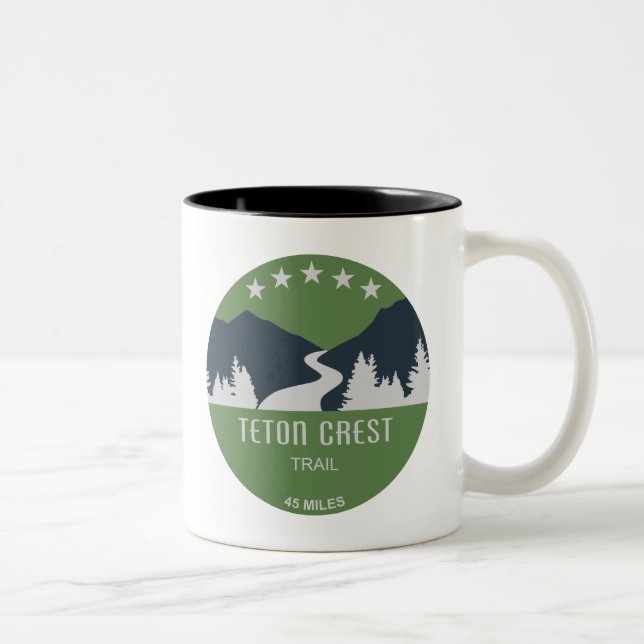 Caneca De Café Em Dois Tons Teton Crest Trail (Direita)