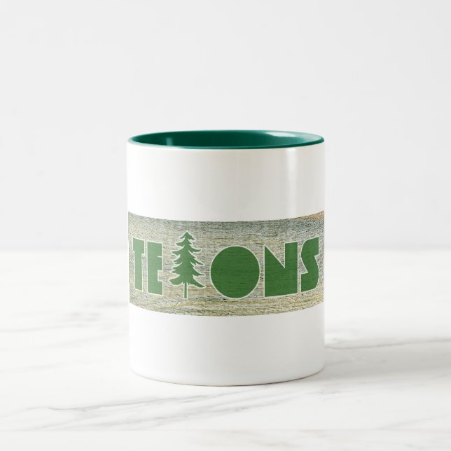 Caneca De Café Em Dois Tons Tetons (Centro)