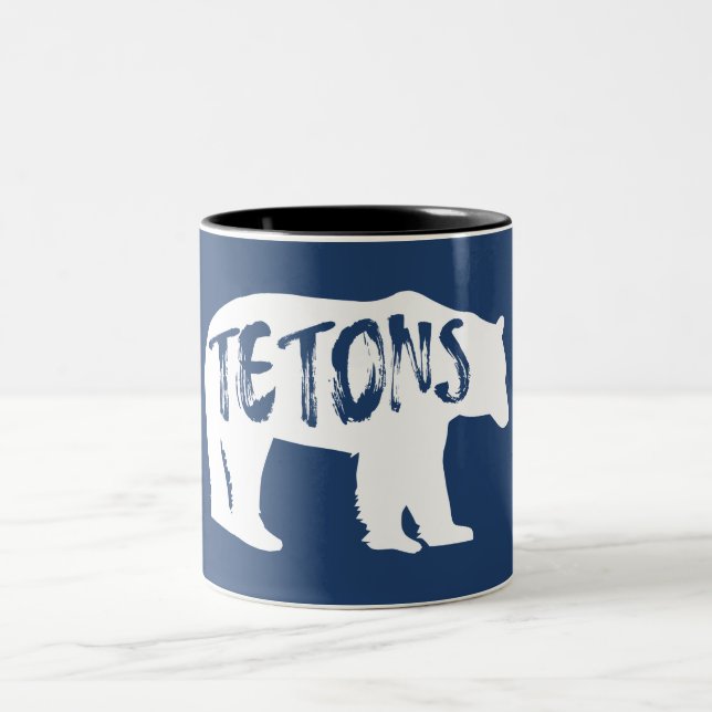 Caneca De Café Em Dois Tons Tetons Bear (Centro)