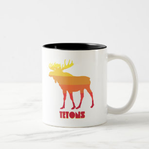 Caneca De Café Em Dois Tons Tetons Moose