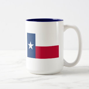 Caneca De Café Em Dois Tons Texas
