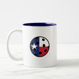 Caneca De Café Em Dois Tons Texas Pickleball Y