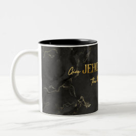 Caneca De Café Em Dois Tons Texto da Taça do Café JW para Irmãos 2025