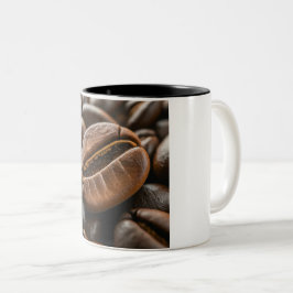 Caneca De Café Em Dois Tons Textura Rich Do Café Com Dois Tons