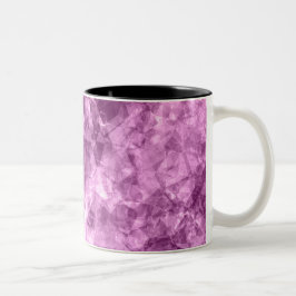 Caneca De Café Em Dois Tons Textura Rosa Escuro Crumplada