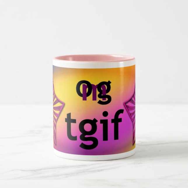 Caneca De Café Em Dois Tons Tgif! (Centro)