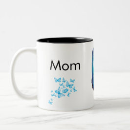 Caneca De Café Em Dois Tons Thank you Mom Mug - Mystery Magic Butterflies
