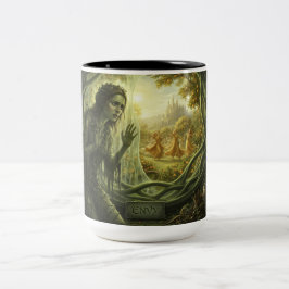 Caneca De Café Em Dois Tons The 7 Satanic Virtues: Envy Mug