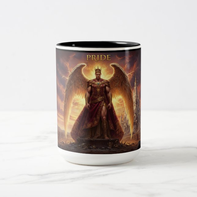 Caneca De Café Em Dois Tons The 7 Satanic Virtues: Pride Mug (Centro)