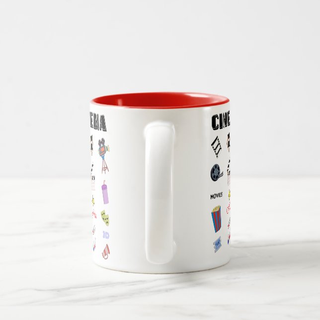 Caneca De Café Em Dois Tons The Art of Cinema (Alça)