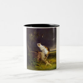 Caneca De Café Em Dois Tons The Birdwatcher (por William Holbrook Beard)