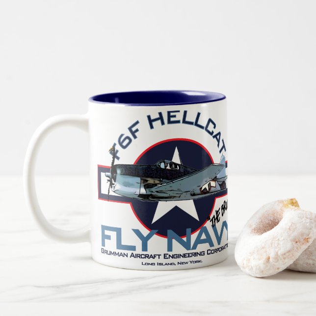 CANECA DE CAFÉ EM DOIS TONS THE BRUTE (Com Donut)