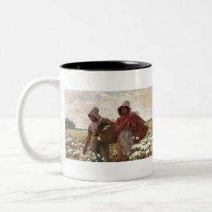 Caneca De Café Em Dois Tons The Cotton Pickers (1876) apresentada por Winslow