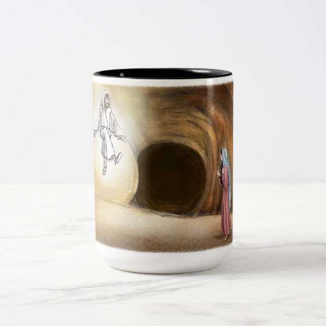 Caneca De Café Em Dois Tons The Empty Tomb Two-Tone Mug, 15 oz (Centro)