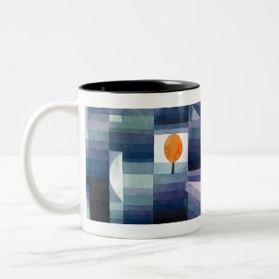 Caneca De Café Em Dois Tons The Harbinger of Autumn (1922) by Paul Klee
