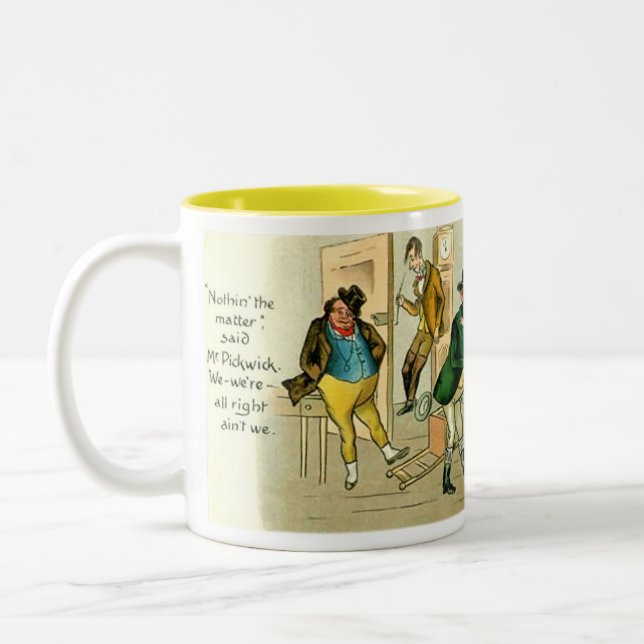 Caneca De Café Em Dois Tons "The Pickwick Papers" Mug (Esquerda)