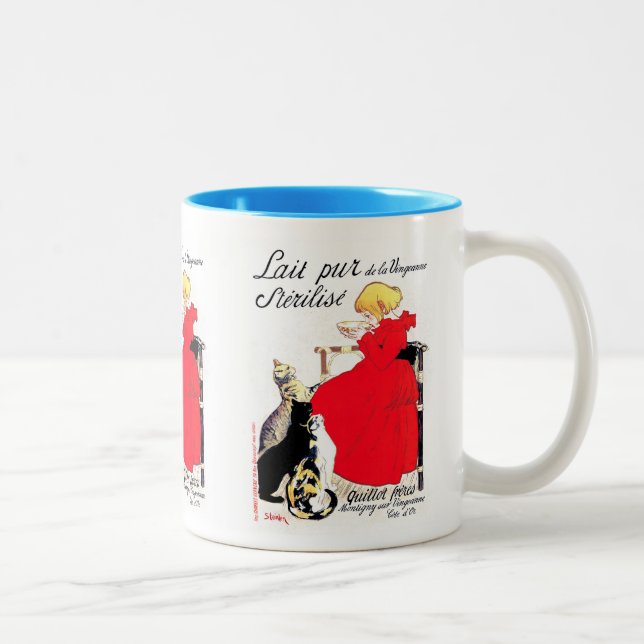 Caneca De Café Em Dois Tons Théophile Alexandre Steinlen (Direita)
