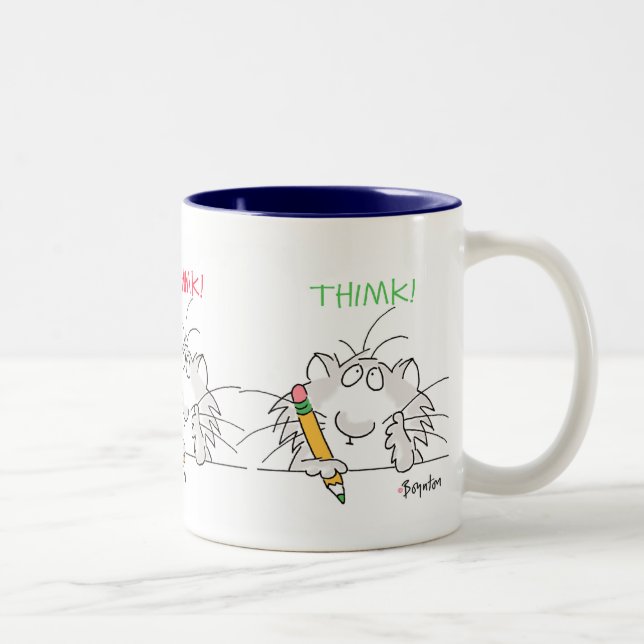 Caneca De Café Em Dois Tons Thimk! de Boynton (Direita)