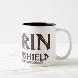 Caneca De Café Em Dois Tons THORIN OAKENSHIELD™ Logo Brown