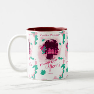 Caneca De Café Em Dois Tons Thriller Magenta Fleurs