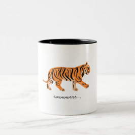 Caneca De Café Em Dois Tons Tiger Mug