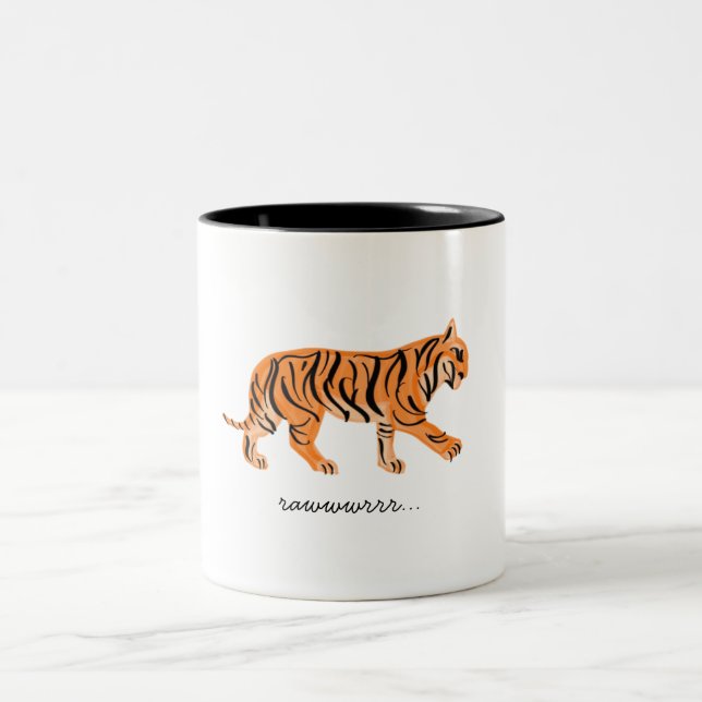 Caneca De Café Em Dois Tons Tiger Mug (Centro)