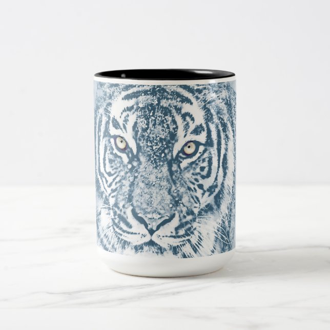 Caneca De Café Em Dois Tons tigre (Centro)