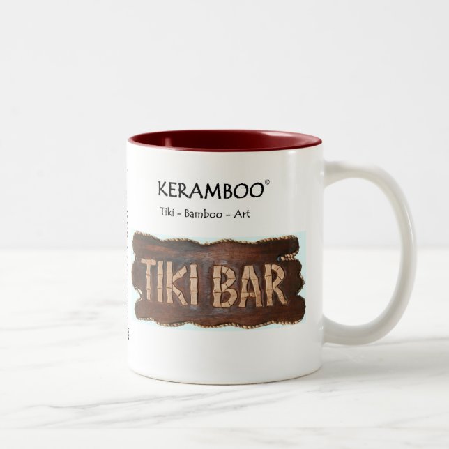 Caneca De Café Em Dois Tons Tiki Coffee Mug/café copo (Direita)