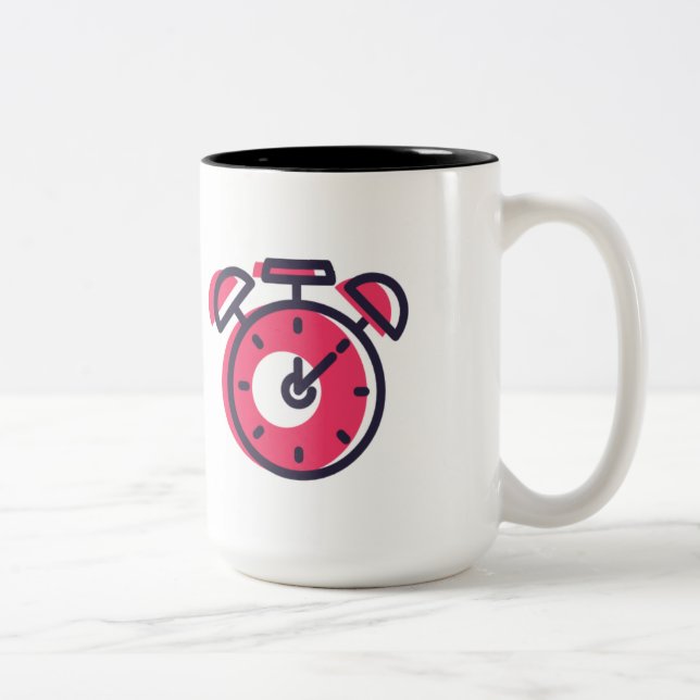 Caneca De Café Em Dois Tons Time over  (Direita)