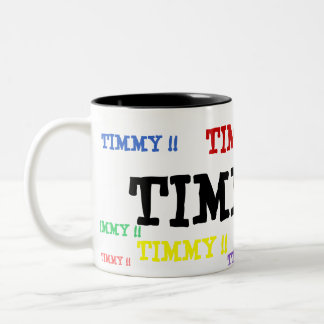 CANECA DE CAFÉ EM DOIS TONS TIMMY!! , TIMMY!! , TIMMY!! , TIMMY!! , TIMMY!!